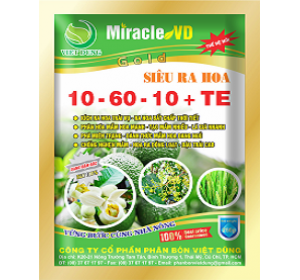 Siêu ra hoa 10-60-10+TE 250g